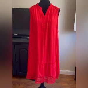 Indigo Rose Sleeveless Dress